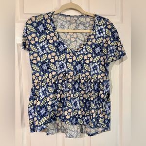Loft Outlet High-Low Florala Peplum Top